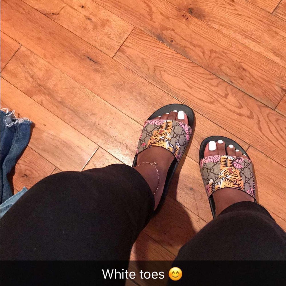 Tiger Gucci slides for sale